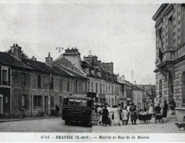 Mairie de Draveil, carte postale ancienne