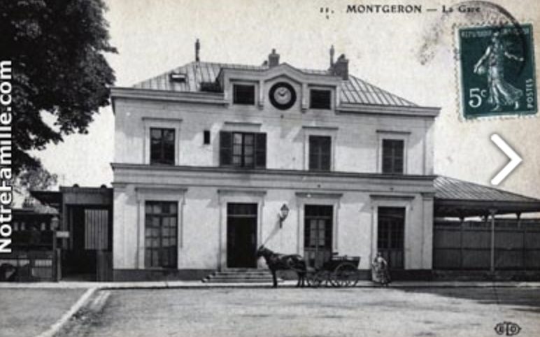 Gare de Montgeron - Crosne, carte postale ancienne