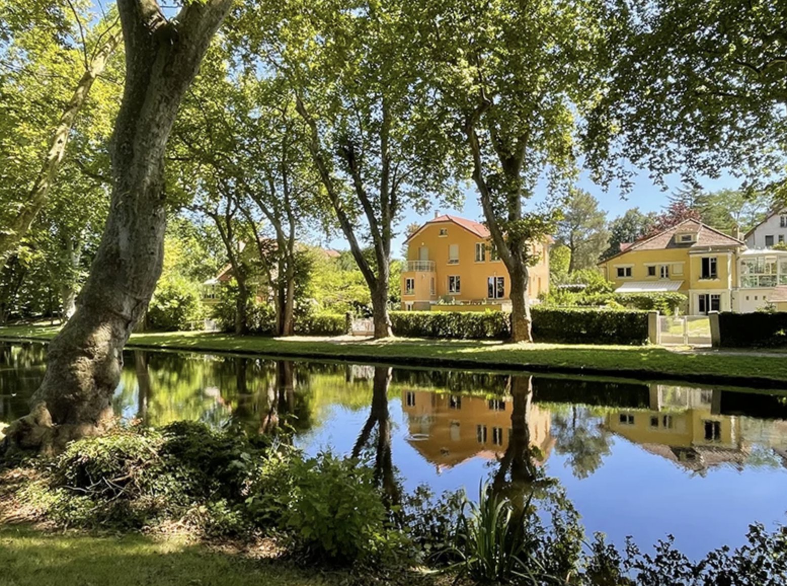 Villa et étang à Paris-Jardins, Draveil